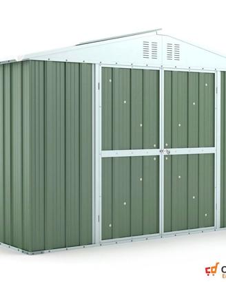 Box giardino lamiera zincata 327x155 verde