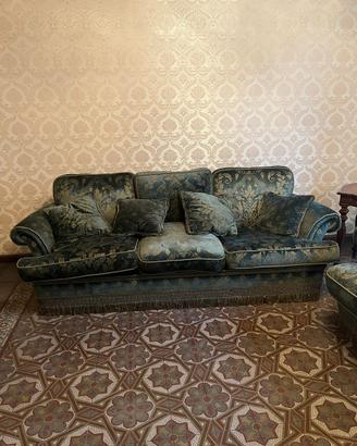 Set divani classici damascato vintage