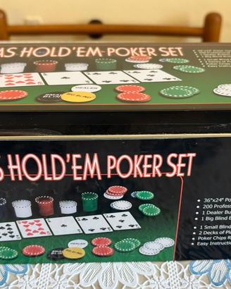 Gioco poker set completo