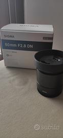 Sigma 60mm f2.8 DN Sony E Mount