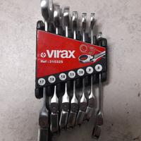 VIRAX set 7 chiavi a cricchetto snodate