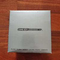 Console Game Boy Advance SP Argento Silver Gameboy