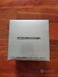 Console Game Boy Advance SP Argento Silver Gameboy