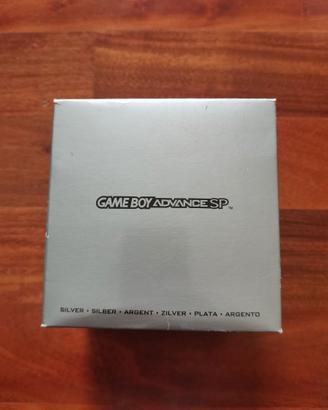Console Game Boy Advance SP Argento Silver Gameboy