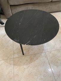 Tavolino in marmo nero Maisons Du Monde 60cm