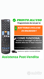 Telecomando TV Universale Programmato su Misura -