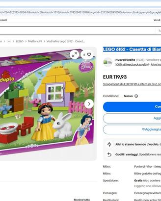 Lego Duplo 6152 - Casetta di Biancaneve