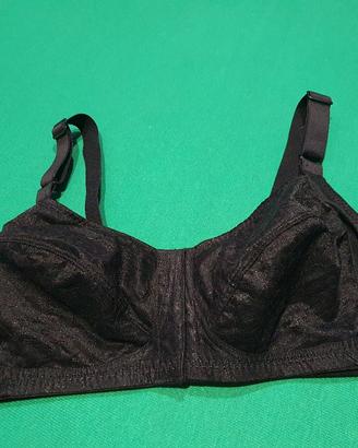 Reggiseno nero apertura frontale