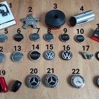 Coppette coprimozzo Audi Volkswagen Mercedes 