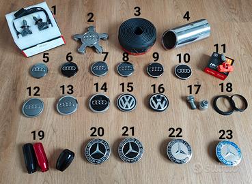 Coppette coprimozzo Audi Volkswagen Mercedes 