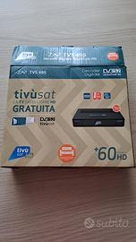 Decoder digitale TV Sat Zap Tvs 495 +scheda 