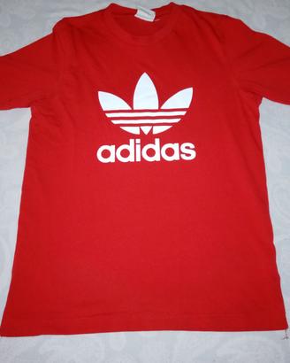 T-shirt rossa Adidas