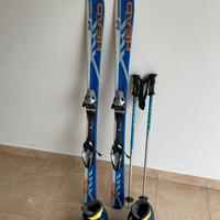 Sci, scarponi e bacchette bambino/a ragazzo/a