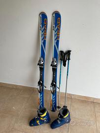 Sci, scarponi e bacchette bambino/a ragazzo/a