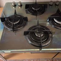 Piano cottura hotpoit in vetro 4 fornelli