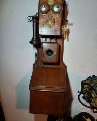 raro telefono vintage Milano 1880 no telegrafo