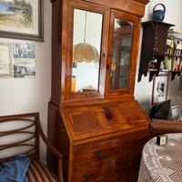 Secretaire antico con specchio – fine ‘800 / inizi