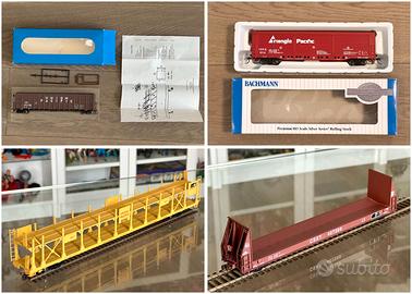 Lotto 4 treni carri merci varie marche – Scala H0