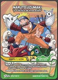 Naruto Uzumaki 133/130 V Promo Naruto Mythos