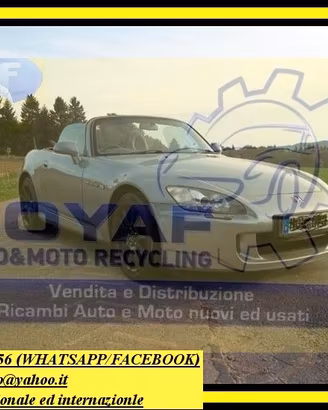 Ricambi Honda S2000 fino al 2010