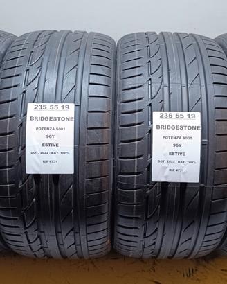 4 GOMME 255 35 19 BRIDGESTONE 100% BAT. RIF4731