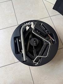 Set cric Fiat 500 originale con ruota di scorta
