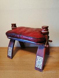 Sgabello stile camel saddle  - sella di cammello