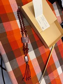 Collana agata ed argento