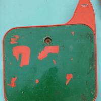 Honda CR 250 1986 Porta Numero Plastica Anteriore 