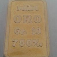 Lingottino Oro 18 carati 10 grammi