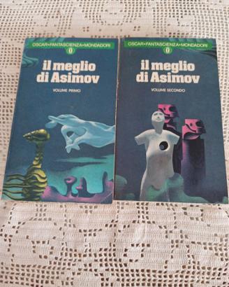 isaac asimov il meglio di asimov lotto 2 libri