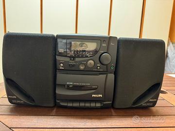 Radio Philiphs con casse divisibili