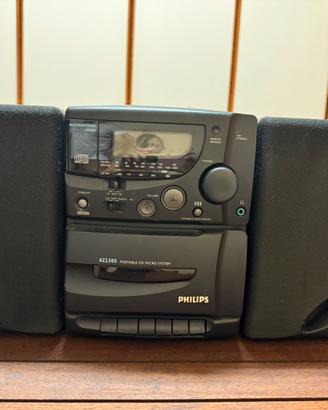 Radio Philiphs con casse divisibili