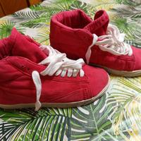 Terranova sneakers high top rosse stivaletto (39)