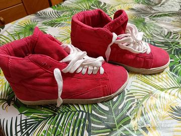 Terranova sneakers high top rosse stivaletto (39)