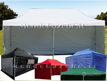 Gazebo 6x3 acciaio 3cm portatile impermeabile 3x6