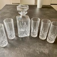 Bicchieri e bottiglia cristallo RCR per gin tonic