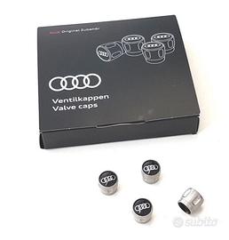 4 Coprivalvole Originale Audi per gomma metallo