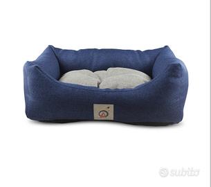 cuccia "Domus" Blu/Sabbia