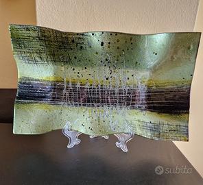 Centrotavola verde+Piedistallo