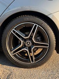 4 CERCHI LEGA AMG MERCEDES CON GOMME