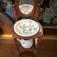 mini lavabo in legno