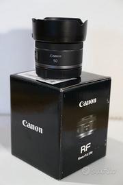 Canon RF 50mm F1.8 STM + paraluce compatibile