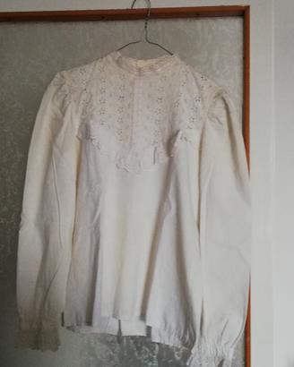 Camicia con inserti pizzo VERO VINTAGE