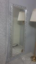 Cornice con Specchio Argento