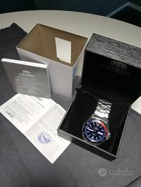 Orient Mako 2 Quadrante Blu Ghiera "Pepsi" 