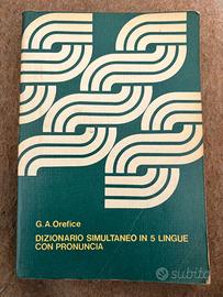 Dizionario in 5 lingue con pronuncia