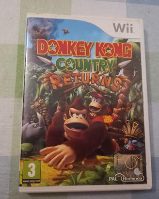 gioco nintendo wii donkey Kong country ITALIANO 