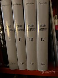 Restauro architettonico vol. 1,2,3,4