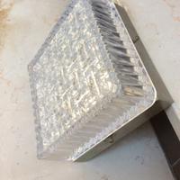 Lampada in vetro anni 40-50
